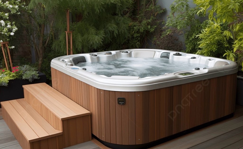 Deck-mounted hot tub wired to NEC 680 specifications